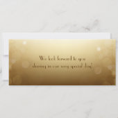 Faire-part de mariage de la carte d'embarquement e (Dos)