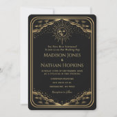 Faire-part de mariage de la carte Tarot Sun Moon B (Devant)