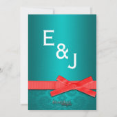 Faire-part de mariage de la collection Friends (Dos)