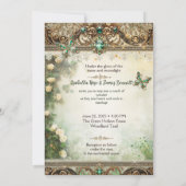 Faire-part de mariage de la Couronne forestière en (Dos)