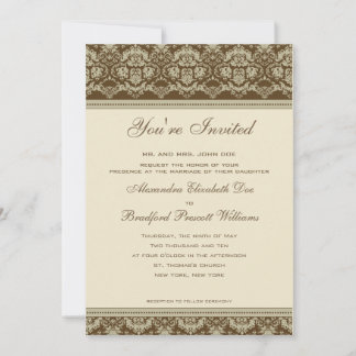 Faire-part de mariage de la dentelle antique Vinta