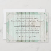 Faire-part de mariage de la dentelle blanche antiq (Dos)