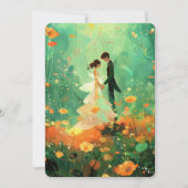 Faire-part de mariage de la forêt lunaire (Devant)