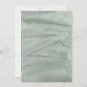 Faire-part de mariage de la forêt rustique (Dos)