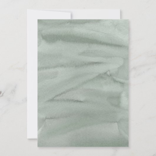 Faire-part de mariage de la forêt rustique (Dos)