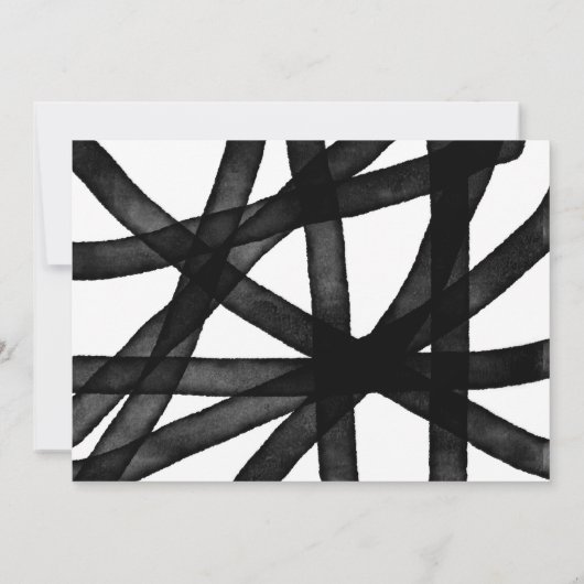 Faire-part de mariage de la frontière de brosse (Dos)