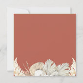 Faire-part de mariage de la jungle bohème (Dos)