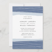 Faire-part de mariage de la ligne | Ardoise (Devant)