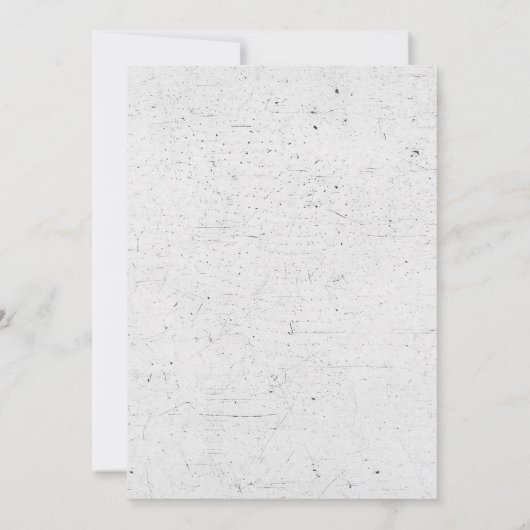 Faire-part de mariage de la Lune blanche céleste (Dos)