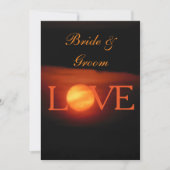 Faire-part de mariage de la lune de récolte complè (Devant)