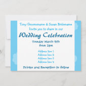 Faire-part de mariage de la mariée et du marié Fly (Dos)