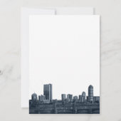 Faire-part de mariage de la marine de destination  (Dos)