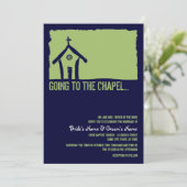 Faire-part de mariage de la marine et de la chapel (Debout devant)