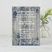 Faire-part de mariage de la Marine et du Vieux Boi (Debout devant)