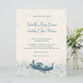 Faire-part de mariage de la mer d'amour (Debout devant)