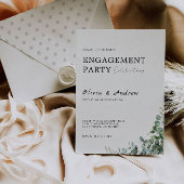 Faire-part de mariage de la partie de l'engagement