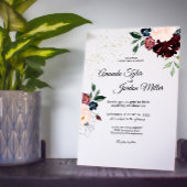 Faire-part de mariage de la Parties scintillant de