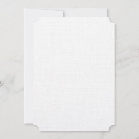 Faire-part de mariage de la table de banquets mono (Dos)