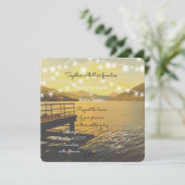 faire-part de mariage de lac romantique personnali (Debout devant)