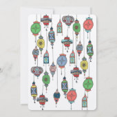 Faire-part de mariage de Lanternes magiques maroca (Dos)