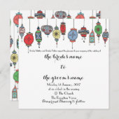 Faire-part de mariage de Lanternes magiques maroca (Devant / Derrière)