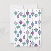 Faire-part de mariage de lanternes marocaines Boho (Dos)