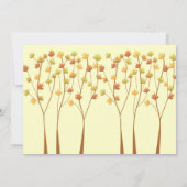 Faire-part de mariage de l'arbre 5x7 de brindille (Dos)