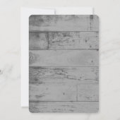 Faire-part de mariage de l'arbre pourpre des coeur (Dos)