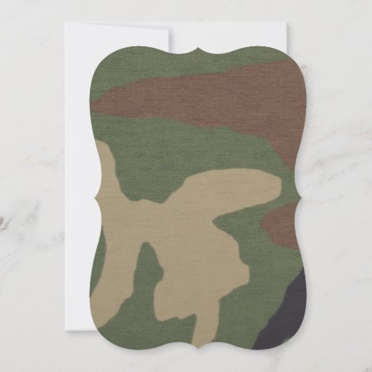 Faire-part de mariage de l'armée (Dos)