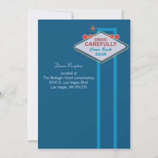 Faire-part de mariage de Las Vegas (Dos)