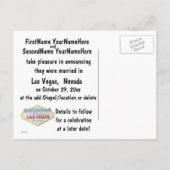 Faire-part de mariage de Las Vegas (Dos)