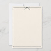 Faire-part de mariage de l'enfance noir et blanc v (Dos)