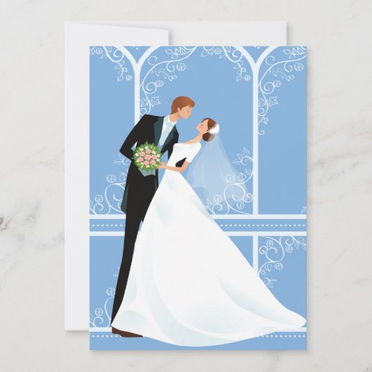 Faire-part de mariage de l'épouse (Devant)