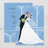 Faire-part de mariage de l'épouse (Devant / Derrière)