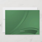 Faire-part de mariage de l'esprit de Noël (Dos)