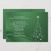 Faire-part de mariage de l'esprit de Noël (Devant / Derrière)