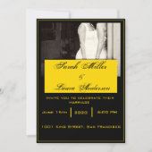 Faire-part de mariage de LGBT (Devant)