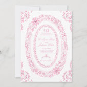 Faire-part de mariage de l'hérédité floue (Devant)