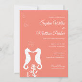 Faire-part de mariage de l'hippodrome de Coral Ree (Devant)