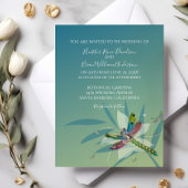 Faire-part de mariage de libellule de repos