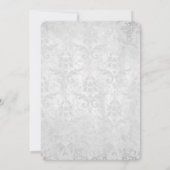 Faire-part de mariage de libellules bleus (Dos)