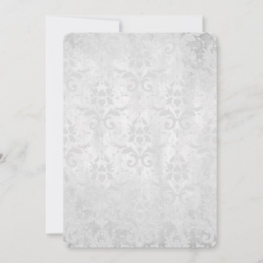 Faire-part de mariage de libellules bleus (Dos)