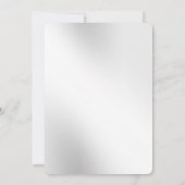 Faire-part de mariage de livre Silver Enchanted (Dos)