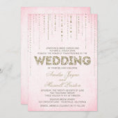 Faire-part de mariage de look Parties scintillant  (Devant / Derrière)