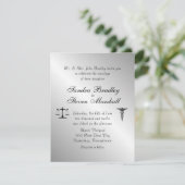 Faire-part de mariage de l'Union du droit et de la (Debout devant)