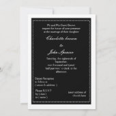 Faire-part de mariage de lustre (Dos)