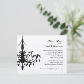 Faire-part de mariage de lustre (Debout devant)