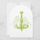 Faire-part de mariage de lustre antique Apple Gree (Dos)