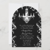 Faire-part de mariage de lustre Fancy (Devant)