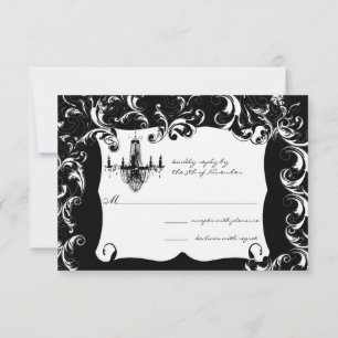 Faire-part de mariage de lustre Fancy
